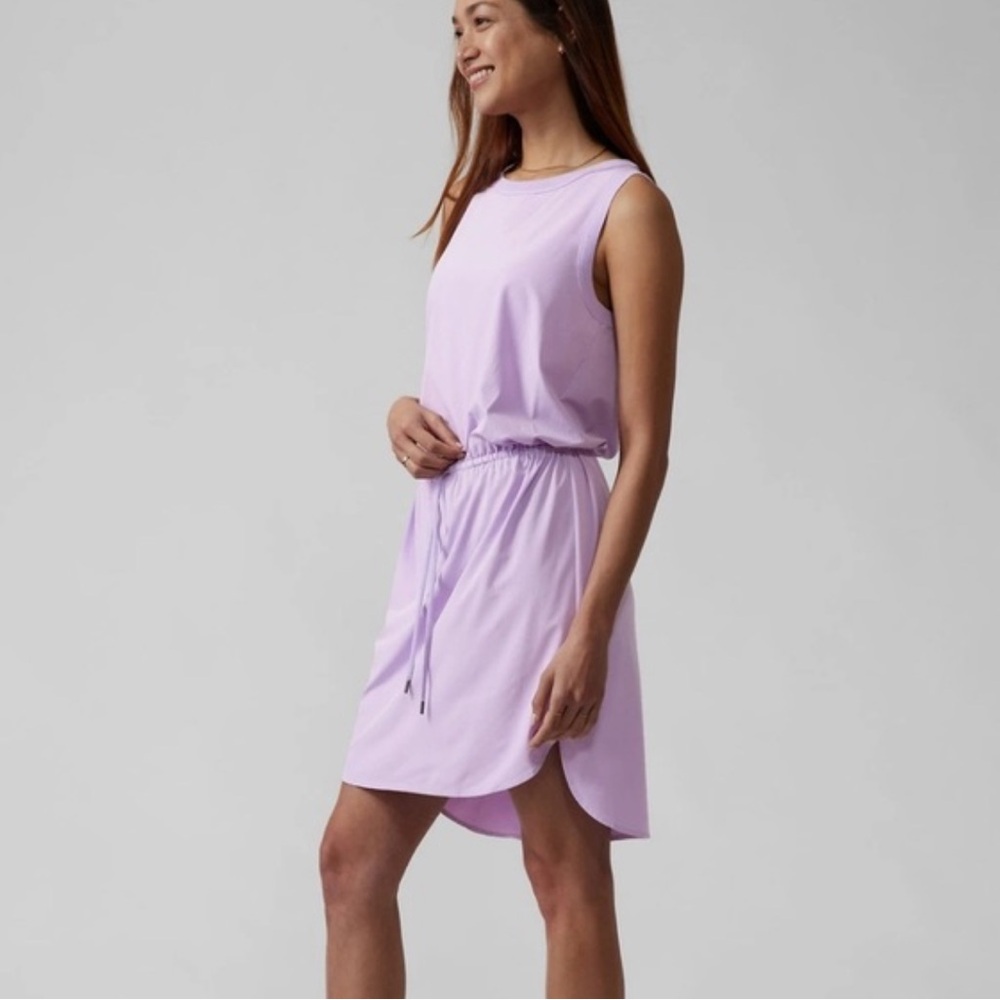 Athleta Light Purple Sleeveless Dress